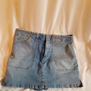 Gloria Vanderbilt Mini Jean Skorts Skirt Short